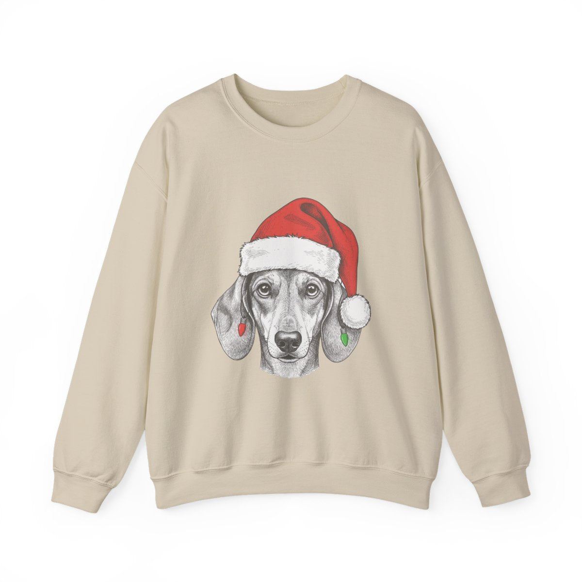 Dachshund Holiday Lights Sweatshirt – Cozy Christmas Dog Lover Gift