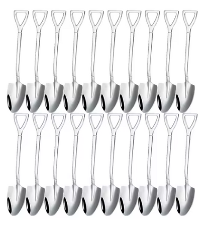 GlamSteel Shovel Spoon Set