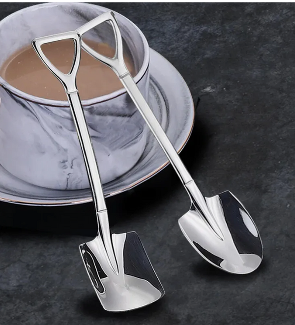 GlamSteel Shovel Spoon Set