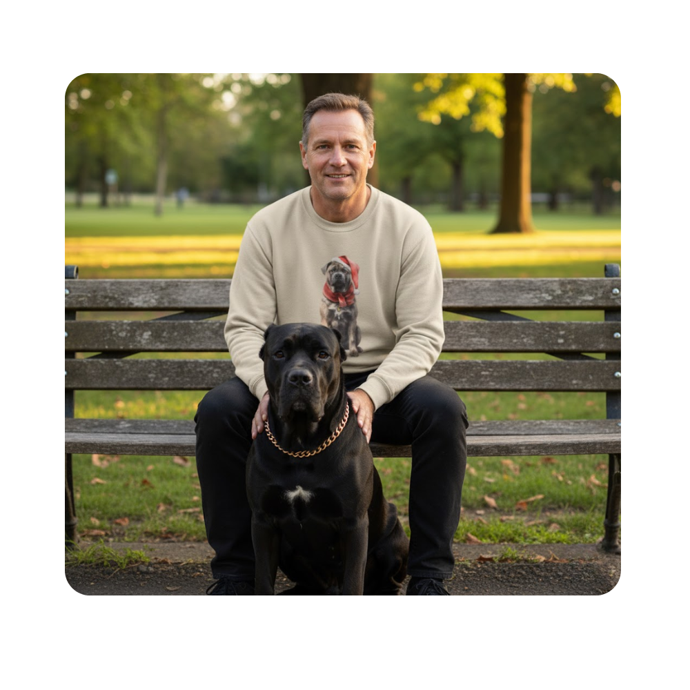 Cane Corso Christmas Sweatshirt – Cozy Unisex Gildan 18000 Holiday Crewneck