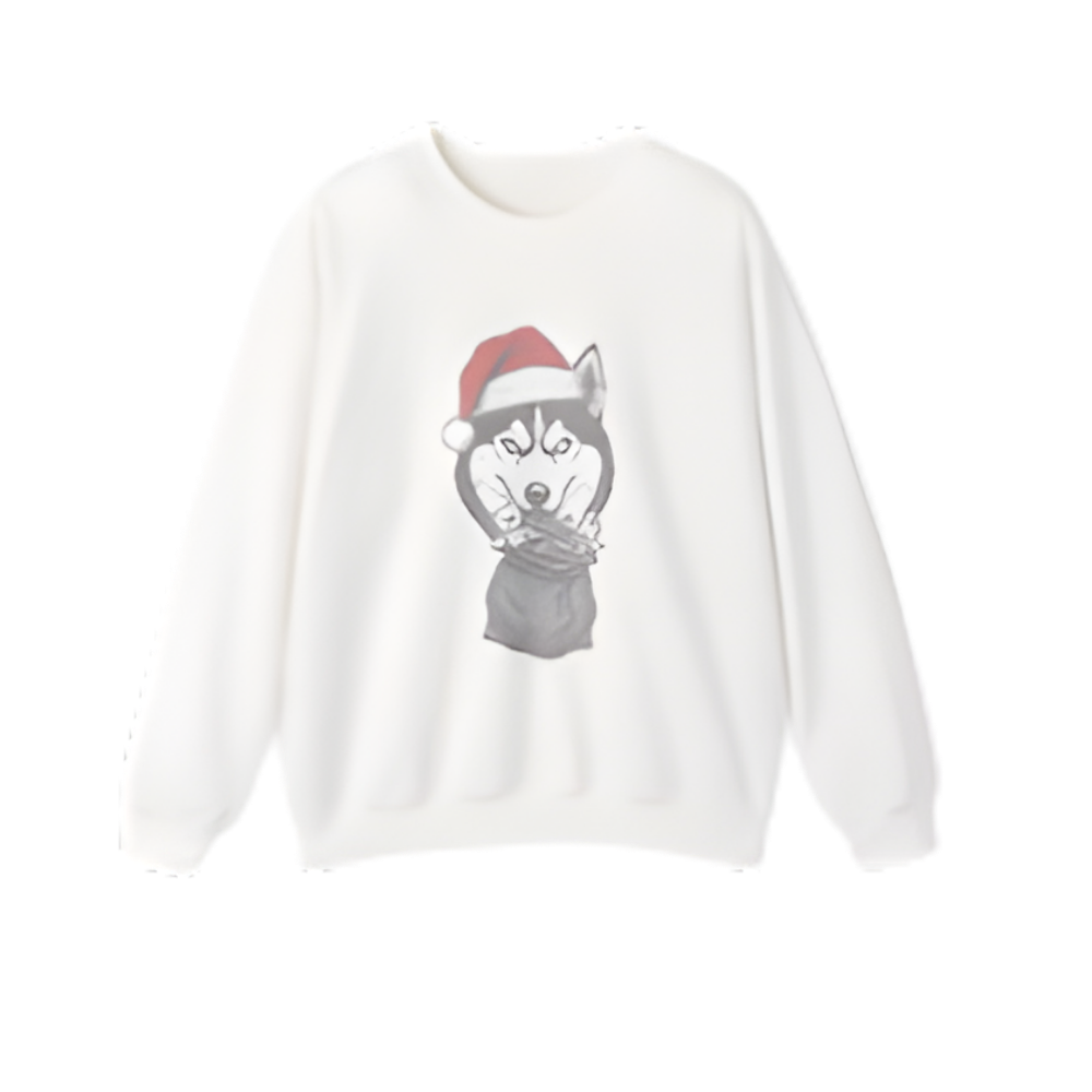 Siberian Husky Unisex Crewneck Sweatshirt | Gildan 18000 Heavy Blend | Cozy, Durable & Print-Friendly (Black, White, Sport Gray, Sand)