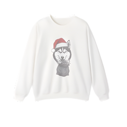 Siberian Husky Unisex Crewneck Sweatshirt | Gildan 18000 Heavy Blend | Cozy, Durable & Print-Friendly (Black, White, Sport Gray, Sand)