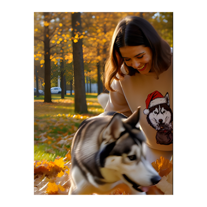 Siberian Husky Unisex Crewneck Sweatshirt | Gildan 18000 Heavy Blend | Cozy, Durable & Print-Friendly (Black, White, Sport Gray, Sand)