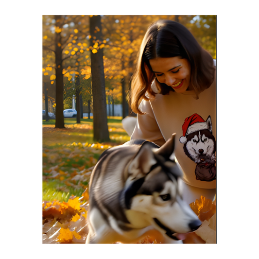 Siberian Husky Unisex Crewneck Sweatshirt | Gildan 18000 Heavy Blend | Cozy, Durable & Print-Friendly (Black, White, Sport Gray, Sand)