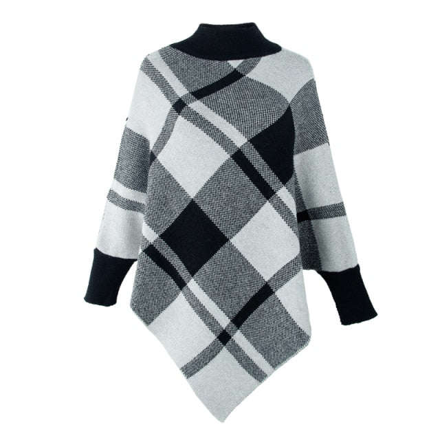 Vintage Plaid Cloak: Timeless Style