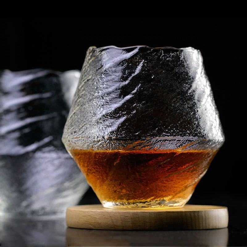 Handcrafted Comet Whiskey Glass