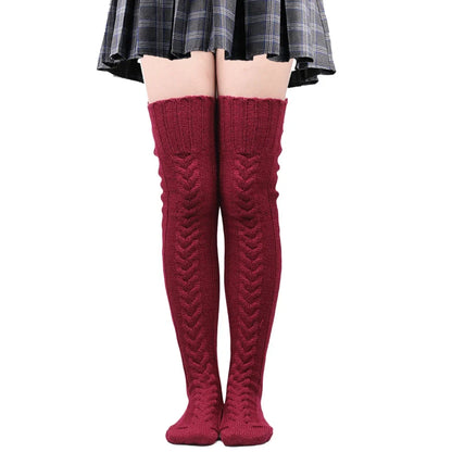 Cozy Thigh High Socks