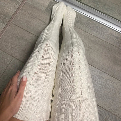 Cozy Thigh High Socks