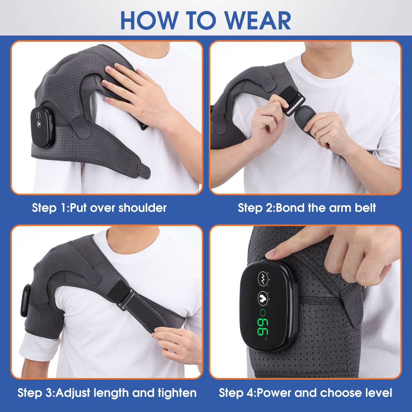 VibraSoothe USB Shoulder Massager