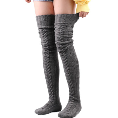 Cozy Thigh High Socks