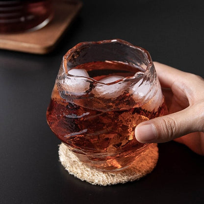 Handcrafted Comet Whiskey Glass