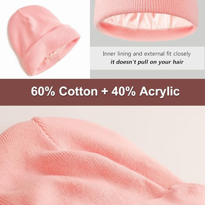 Satin Hair Saver Beanie