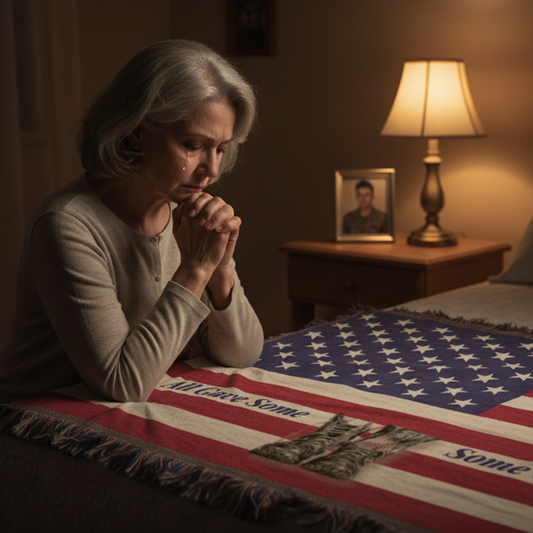 Patriotic Heroes Woven Blanket