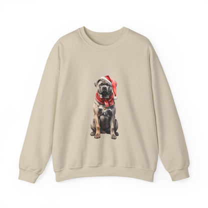 Cane Corso Christmas Sweatshirt – Cozy Unisex Gildan 18000 Holiday Crewneck
