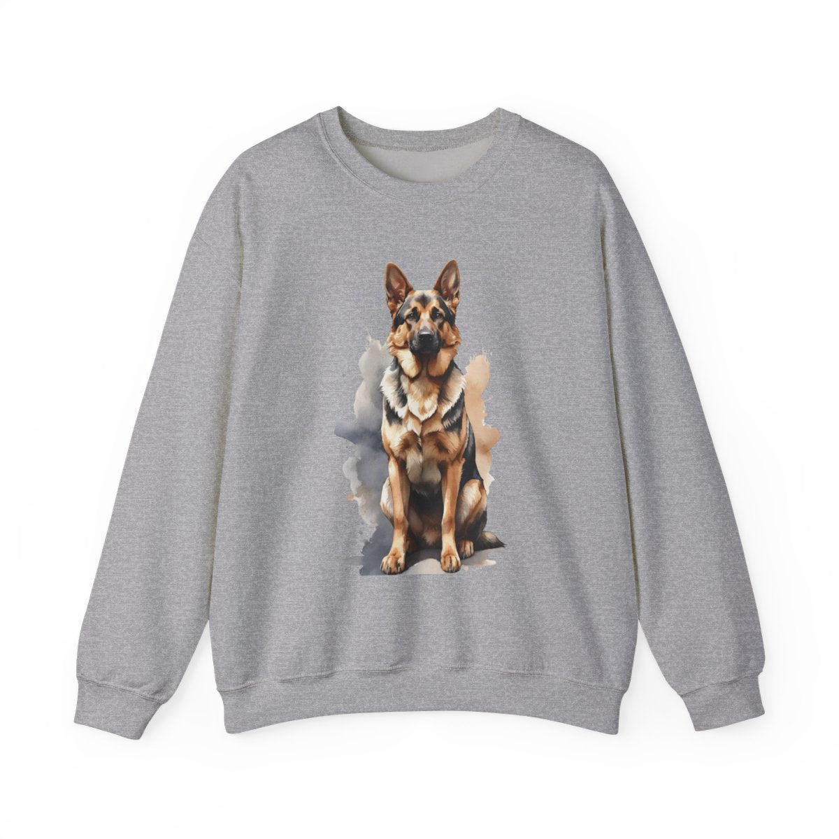 German Shepherd Watercolor Unisex Sweatshirt – Cozy Gift for Dog Lovers