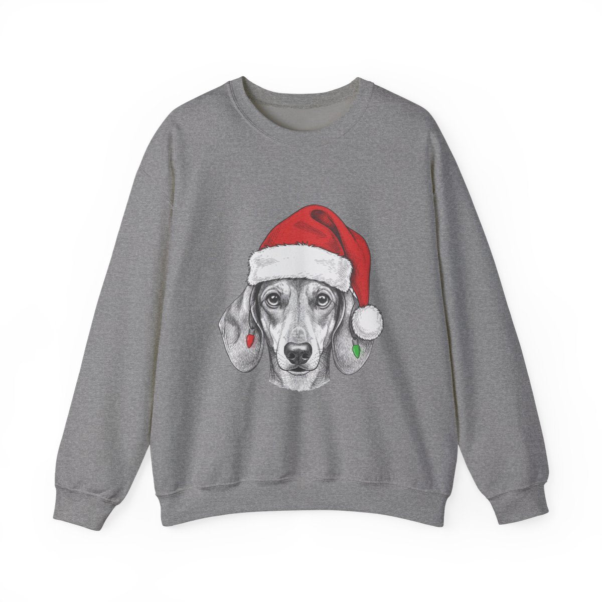 Dachshund Holiday Lights Sweatshirt – Cozy Christmas Dog Lover Gift