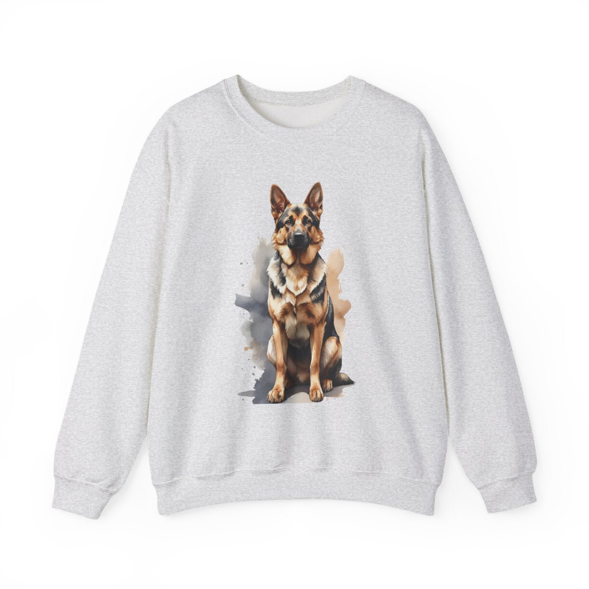 German Shepherd Watercolor Unisex Sweatshirt – Cozy Gift for Dog Lovers