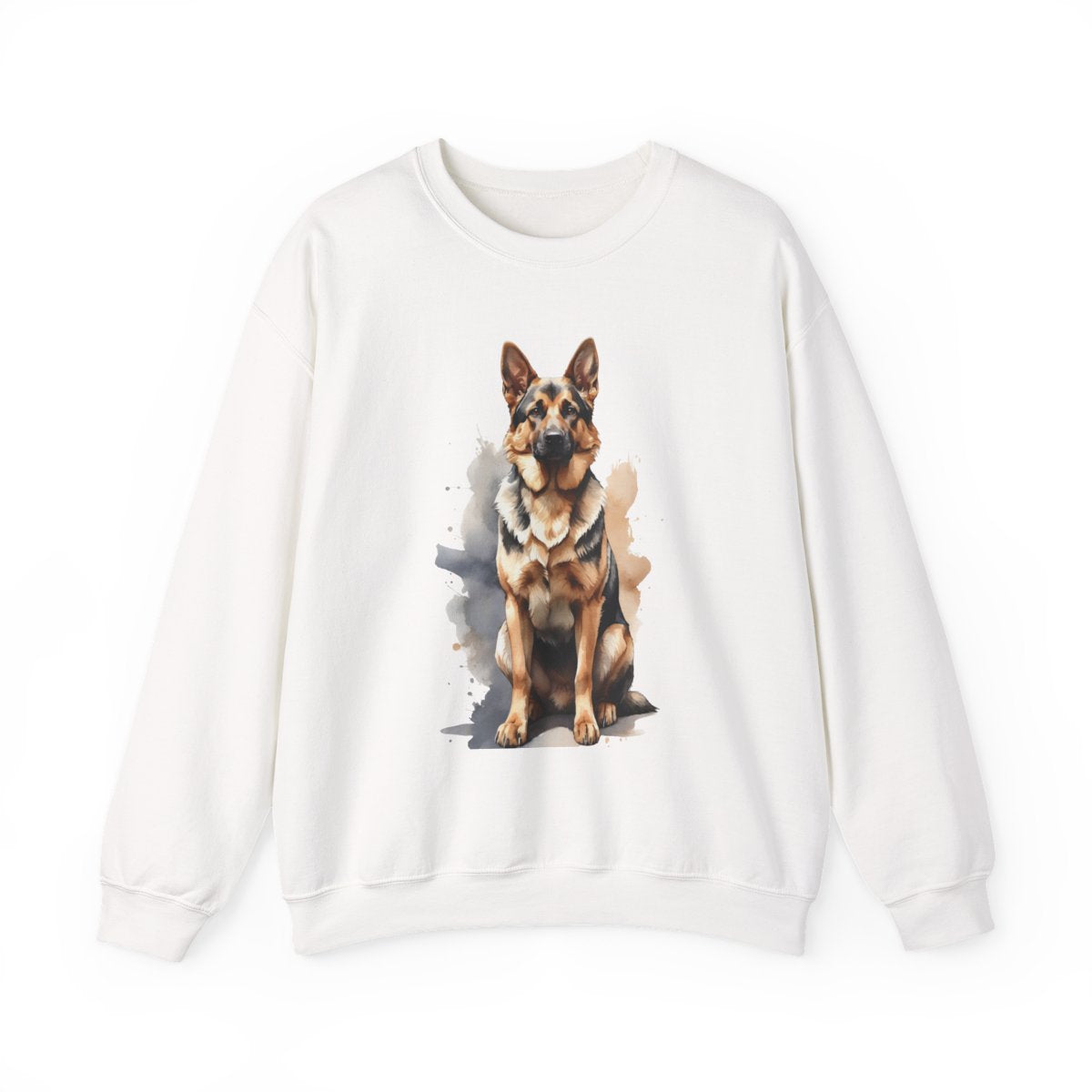 German Shepherd Watercolor Unisex Sweatshirt – Cozy Gift for Dog Lovers
